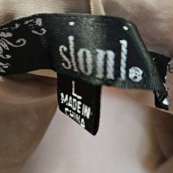 Sioni Beige Fuzzy Soft Blazer Jacket Large Long Sleeve Lined Boho Chic Comfy - Picture 12 of 12